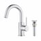 Kibi Circular Single Handle High-Arc Bathroom Sink Faucet C-KBF1021CH-KPW100CH - alternate 1